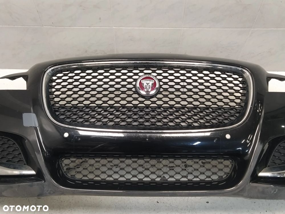 JAGUAR XF X260 ZDERZAK PRZÓD PRZEDNI KOMPLETNY 4XPDC SPRYSKIWACZE GRILL ATRAPA CHŁODNICY ZNACZEK WIĄZKA ORYGINAŁ - 11