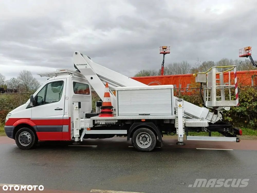 Mercedes-Benz Podnośnik Koszowy Zwyżka Izolowany Kosz!!!  Ruthmann TB220 22 metry 14 w Bok Udt jak Wumag Multitel Gsr - 11