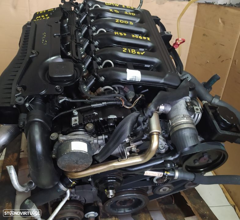 Motor Bmw X5 3.0D 218cv M57 bloco ferro 306D2  caixa velocidades 6HP26X 4x4 - 2