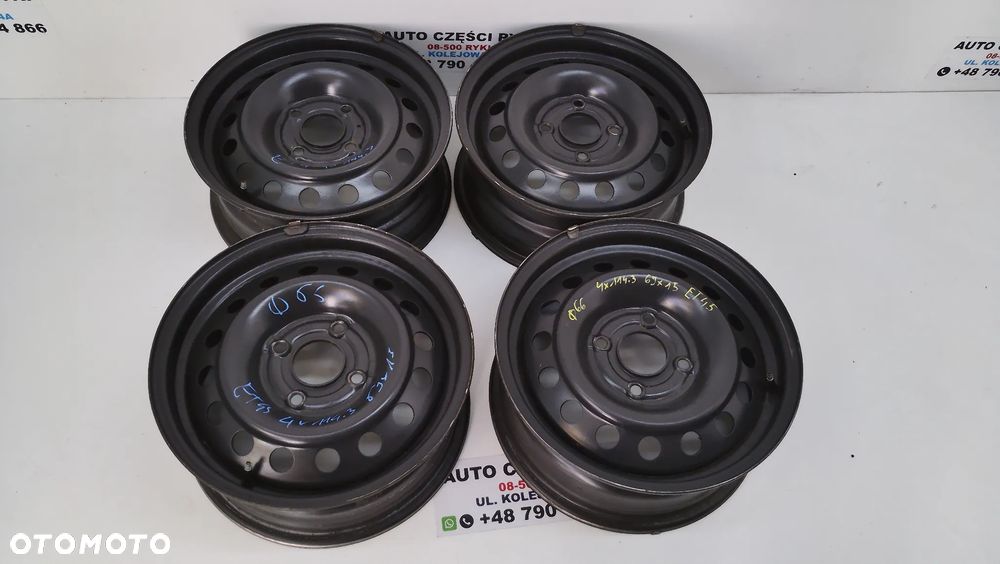 Nissan Felgi Stalowe 4x114.3 ET 45  6Jx15 - 1