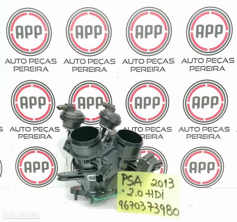Borboleta de admissão PSA 2.0 HDI de 2014, referência 9670373980. - 1