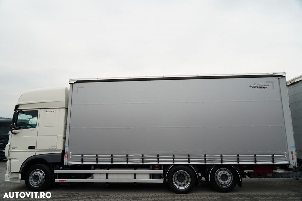 DAF XF 480 / COMBINAȚIE TANDEM / SSC / PUNTE RIDICATĂ / REMORCA WECON / SAF / - 9