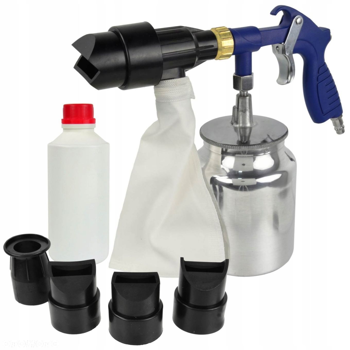 GEKO PIASKARKA PISTOLET DO PIASKOWANIA Z ODZYSKIEM 1L 1000G 200 L/min 1/4" - 1