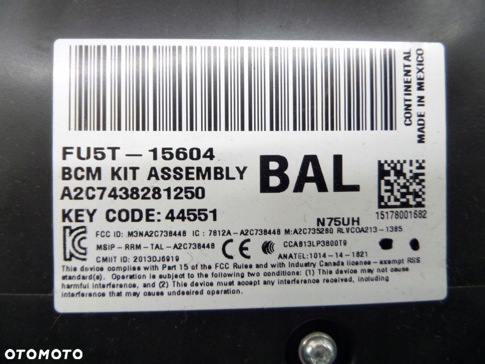 moduł bsi ford fu5t-15604-da - 3