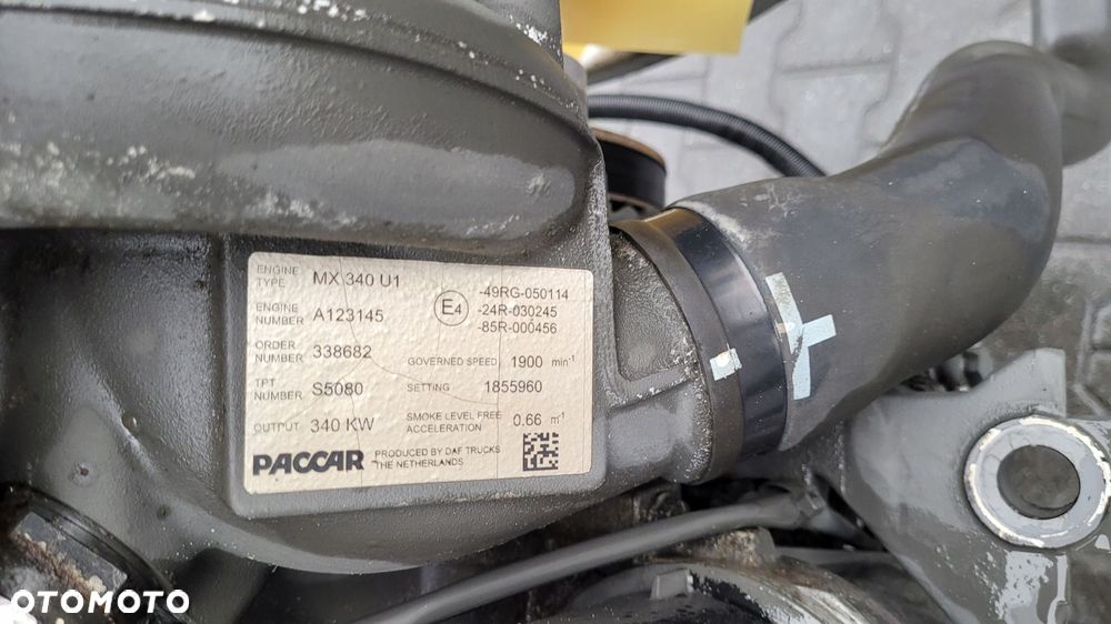 KOMPLETNY SILNIK DAF XF CF 105 460KM MX340 U1 EURO 5 - 5