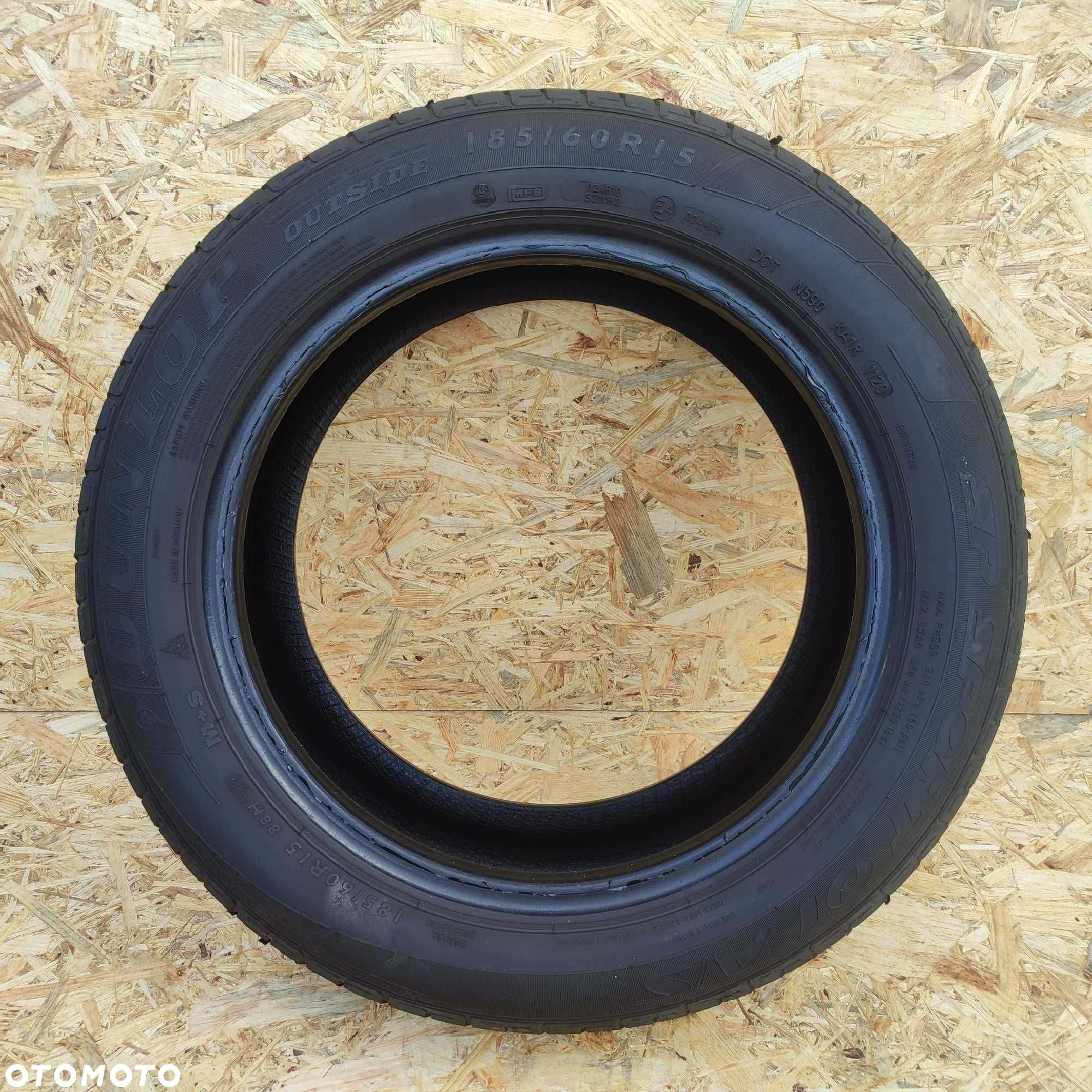 1x Opona 185/60R15 Dunlop SP Sport 01 A/S 88 H 6mm - 3