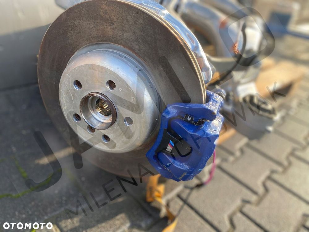 BMW ZAWIESZENIE KOMPLETNE TYLNIE 6 G32 630 640 BELKA PIASTA TARCZA ZACISK - 7