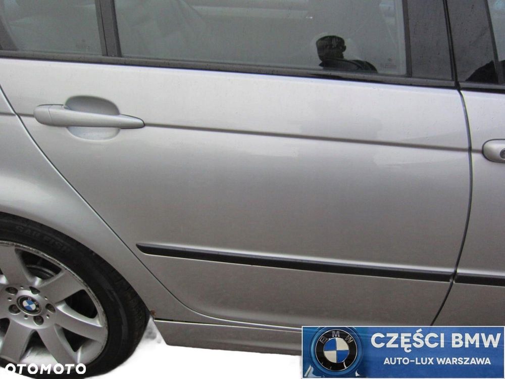 BMW E46 SEDAN DRZWI PRAWE TYLNE TYŁ TITANSILBER - 1