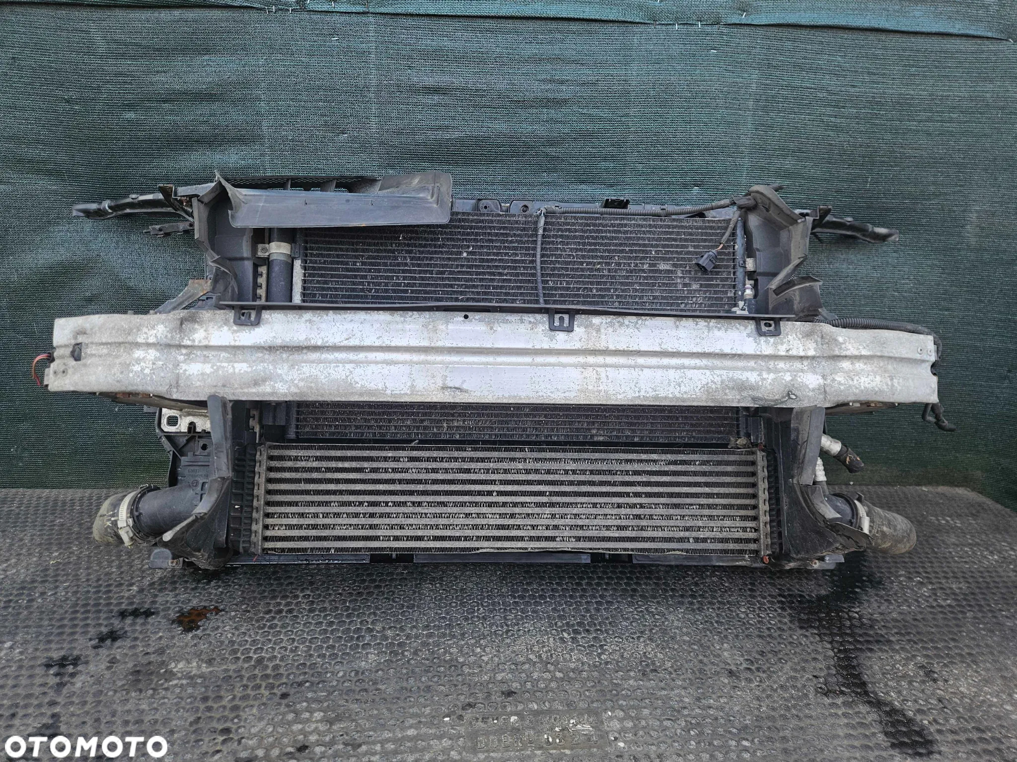 Pas Przedni Wzmocnienie Czołowe Belka Zderzaka Chłodnice Intercooler Wentylator 1.8 2.0 TFSI 2.0 TDI AUDI A4 B8 - 4