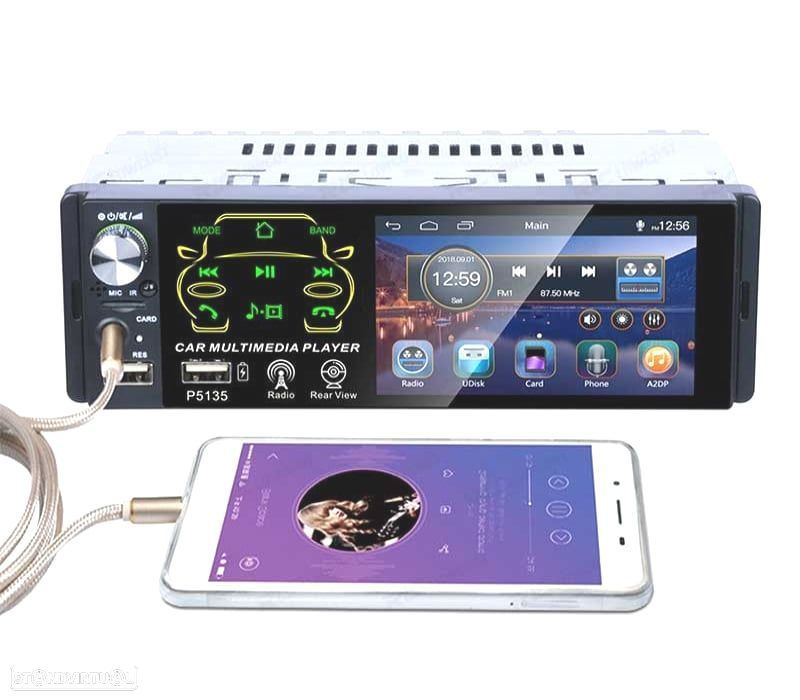 AUTORRÁDIO UNIVERSAL 1 DIN ECRA TACTIL DE 4.1" - 1