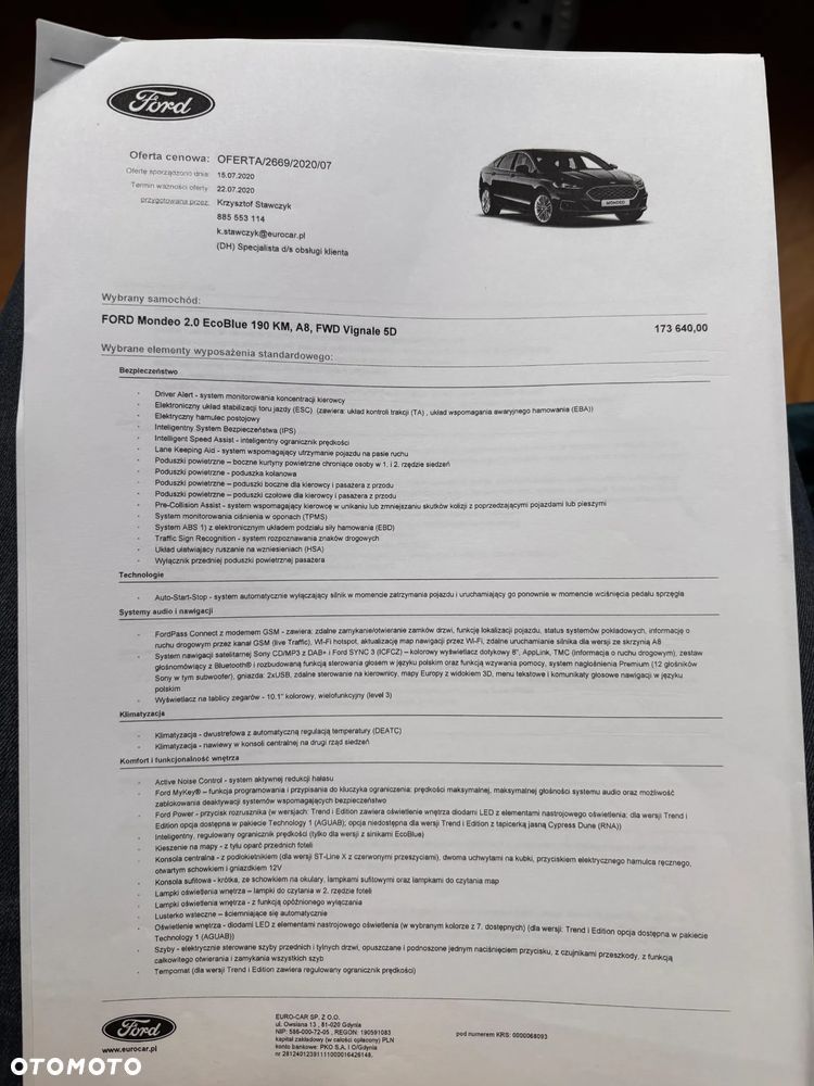 Ford Mondeo 2.0 EcoBlue Vignale - 17