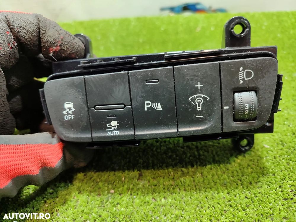 BLOC CONTROL LUMINI HYUNDAI KONA ELECTRIC 2022 COD OEM 93710-K4TE0TRY / 3Y81A6-1000 / 2021-2023 - 2