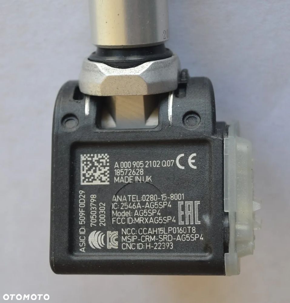 CZUJNIKI CIŚNIENIA TPMS MERCEDES W247 W206 C118 W213 GLC GLE DEMO C-201a - 6