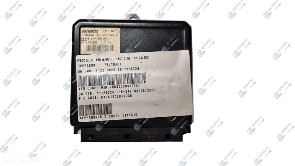 Sterownik WABCO ABS-E 4S/4M 4460043200 - 1