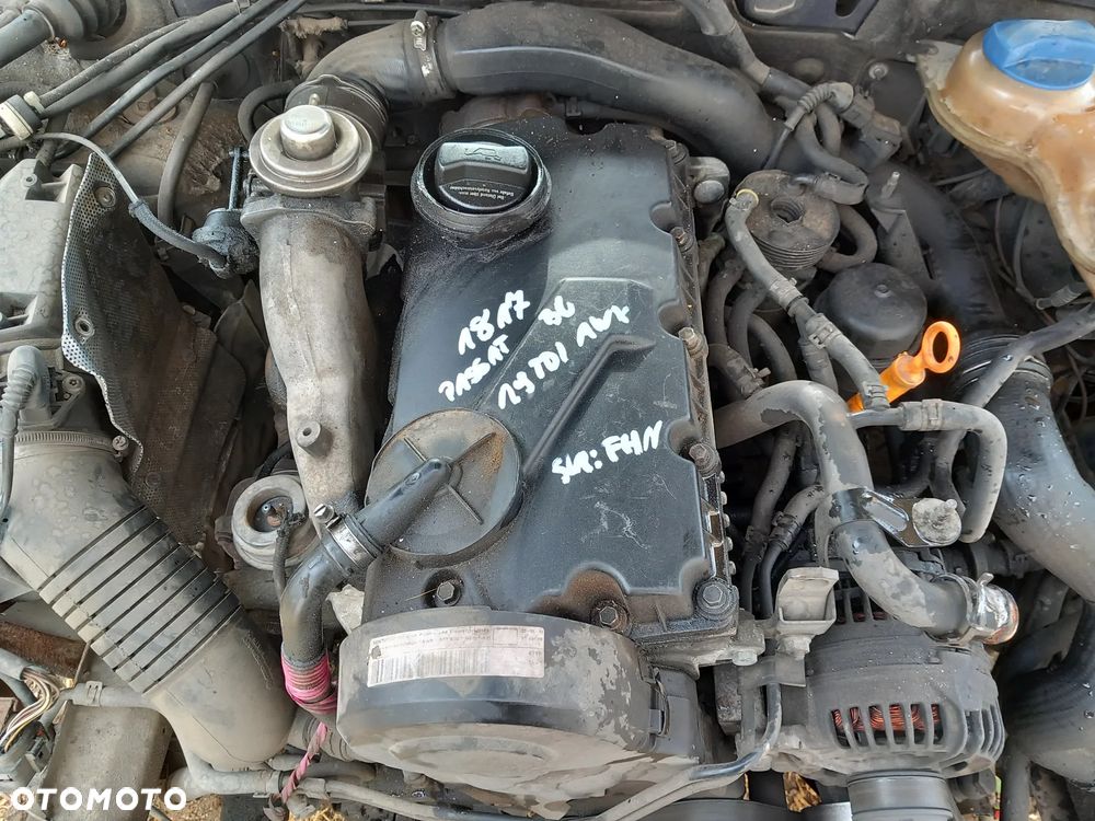 VW PASSAT B5 SILNIK 1.9 TDI 130KM DIESEL OZNACZENIE: AWX - 1