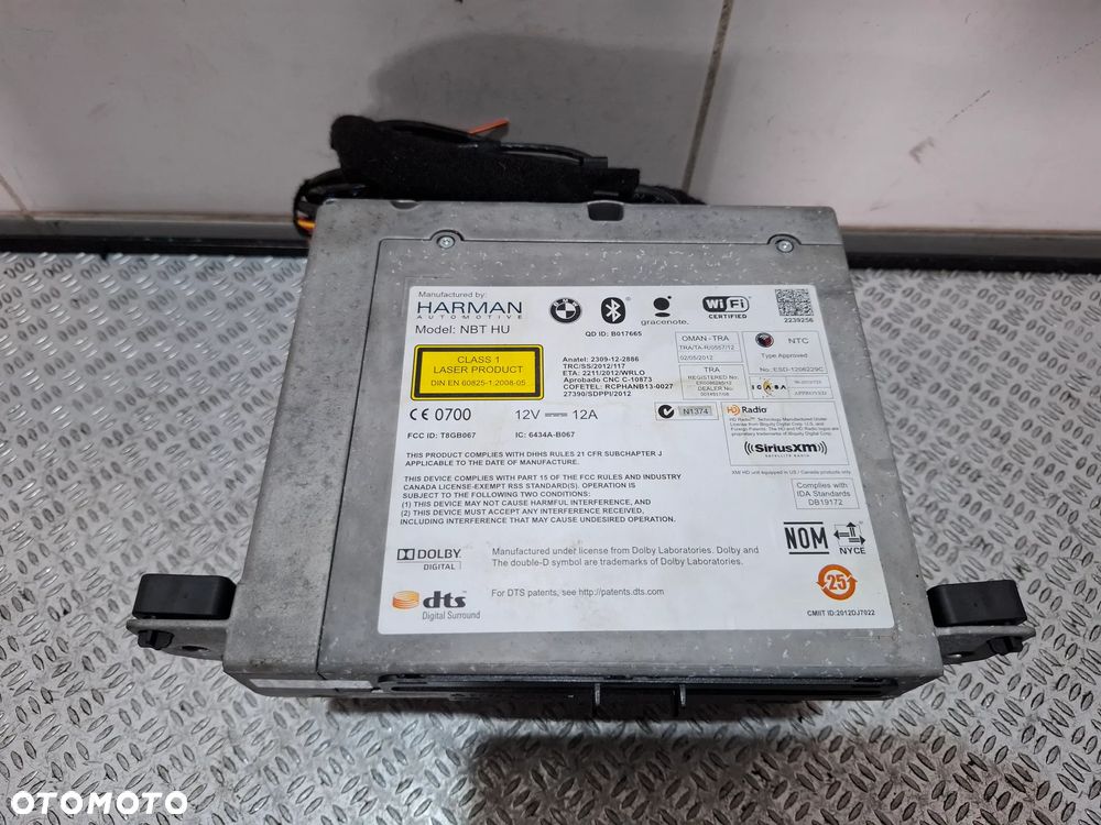 Radio czytnik navigacji BMW 5 F10 - F11 Rok 2014 nr 9351679 - 3