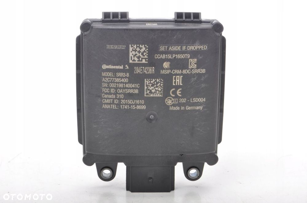 RENAULT TALISMAN LIFT RADAR SENSOR 284E74236R - 1