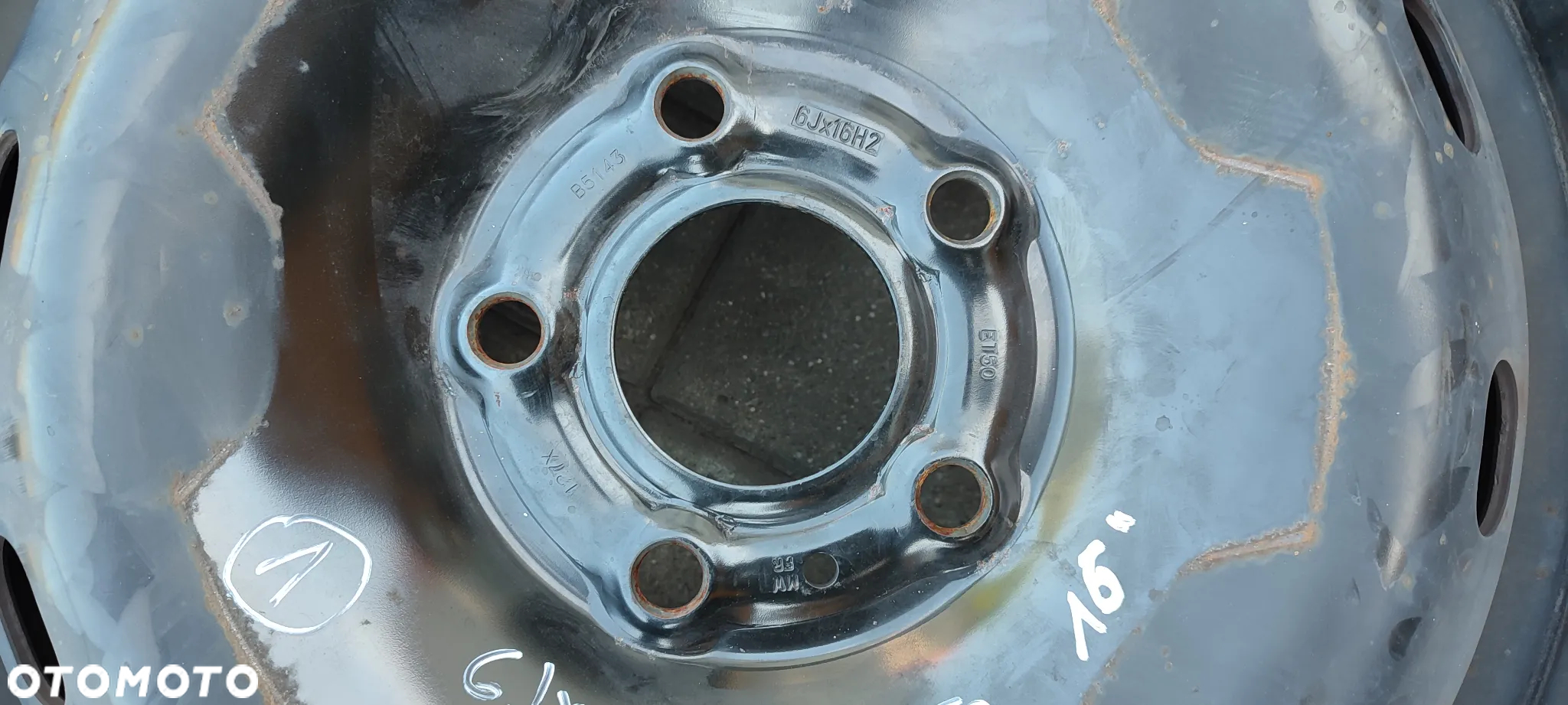 FELGI STALOWE 5x114,3 6Jx16 CALI ET50 RENAULT TRAFIC III VIVARO B TALENTO PRIMASTAR KOMPLET 4 SZTUKI - 6
