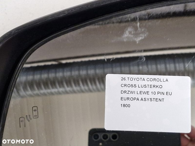 toyota corolla cross lusterko drzwi lewe 10 pin eu europa asystent - 11