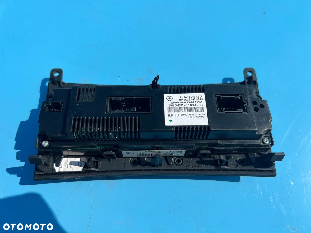 Panel Klimatyzacji Nadmuchu Mercedes W212 2129004200 - 2