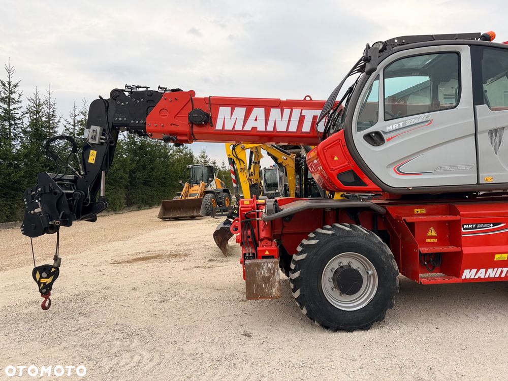 Manitou Ładowarka teleskopowa MANITOU ROTO Mrt 2540 + Privilage 360° obrotowa 2150 2550 1840 PILOT sterowania Kosz Widły manitka silnik Mercedes 2015r Wciagarka dźwig 1 właściciel KLIMA serwisowana Merlo - 12
