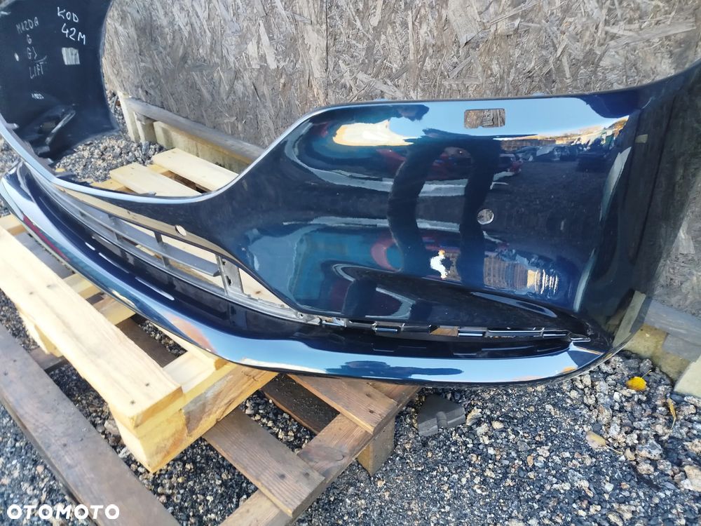 Zderzak MAZDA 6 GJ Lift przód/przedni oryginał czujniki PDC spryski Warszawa Mazowieckie zderzak przód przedni Mazowieckie Warszawa Kod lakieru 42M - 5