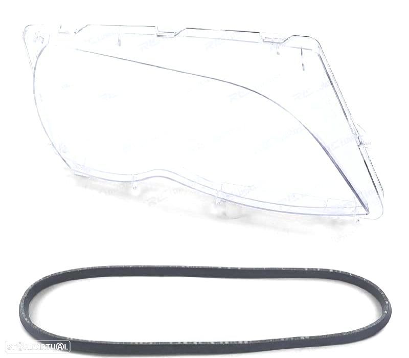VIDRO FARÓL OPTICA FRONTAL DIREITA BMW E46 BERLINA TOURING 01-05 - 4