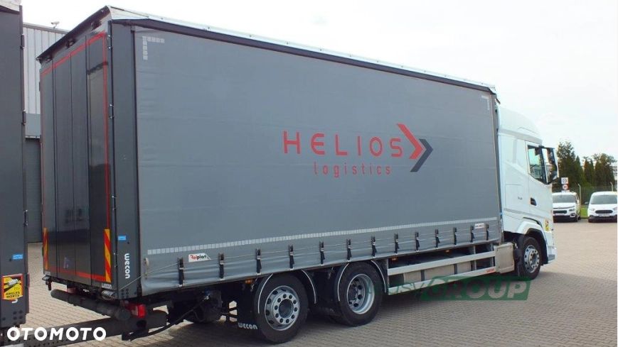 DAF 480 FAR Low Deck 6x2 – zabudowa kurtynowa WECON Przyczepa Kurtynowa WECON PC 780 18.0t - 3