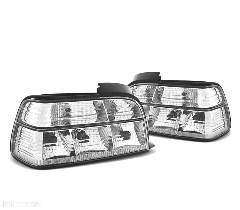 FAROLINS TRASEIROS BMW E36 90-99 COUPÉ CRYSTAL WHITE LEX - 1