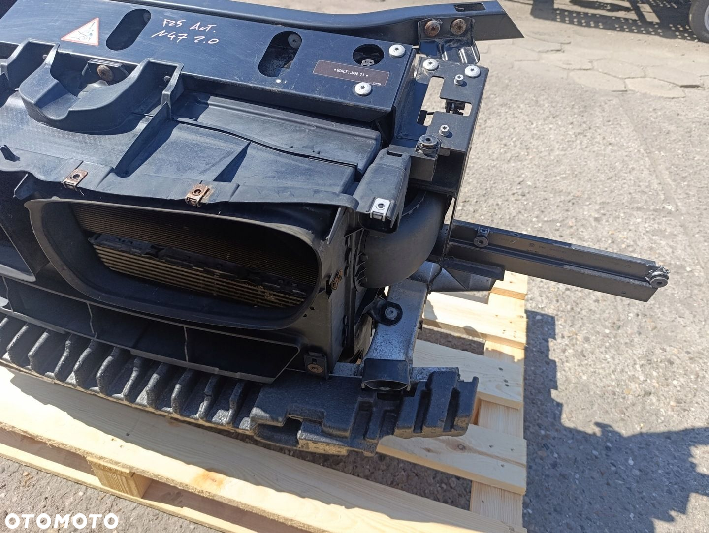 BMW F25 X3 PAS PRZEDNI CHŁODNICE 2.0D N47 AUTOMAT KOMPLETNY - 5