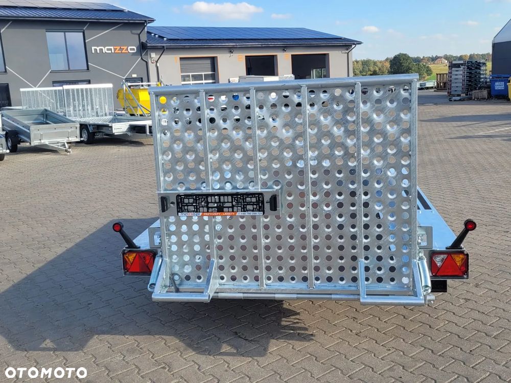 TEMARED Dostawa przyczepa koparkowa, budowlanka, pod sprzęt budowlany 300x150cm DMC2700kg Z TRAPEM - 20
