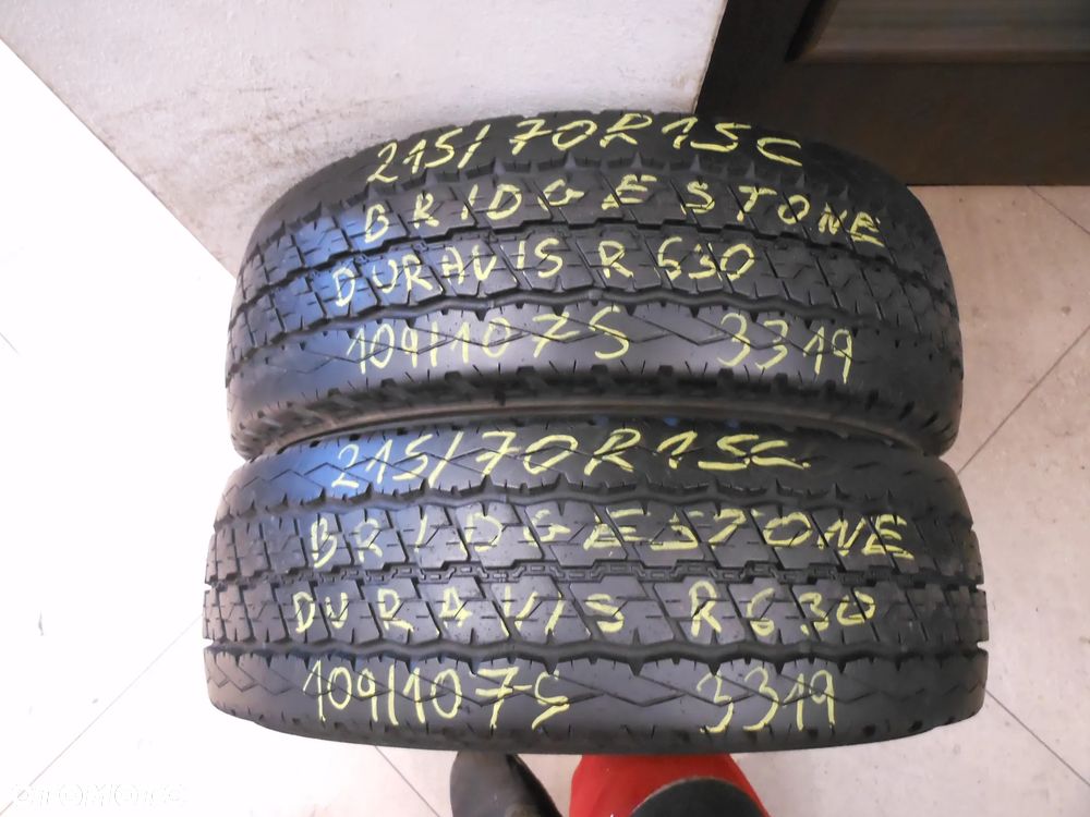 Opony 215/70r15c bridgestone duravis r630 8,4mm lato para - 1