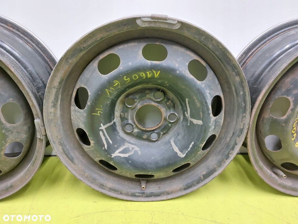 Felgi stalowe 4X KOMPLET VW GOLF IV 1997-2003 6J 14 ET 38 5X100 - 3