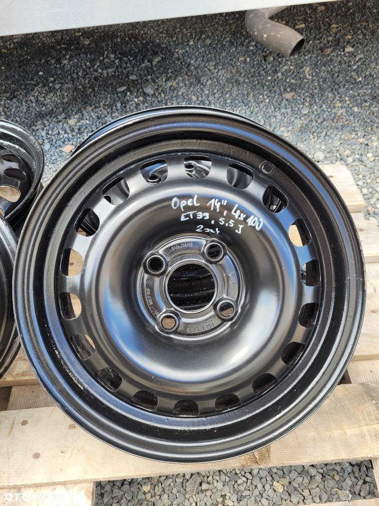 Felgi Stalowe Stalówki OPEL - 14 cali 4x100 - 5