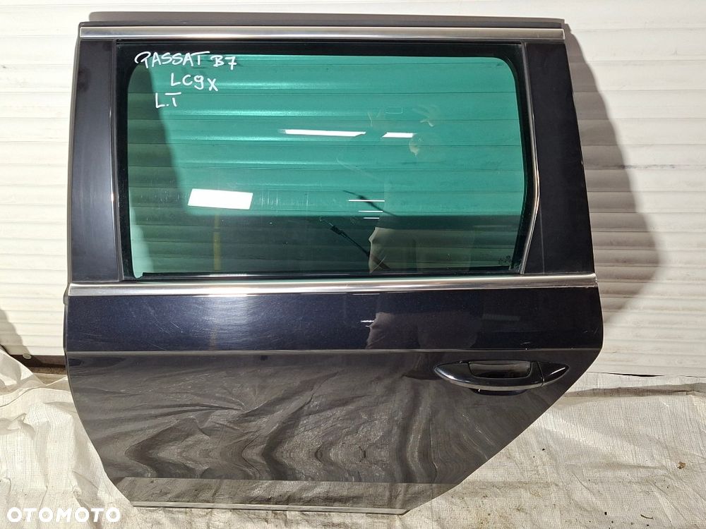 VW PASSAT B7 3AA kombi drzwi lewe przód tył przednie tylnie czarny LC9X - 17