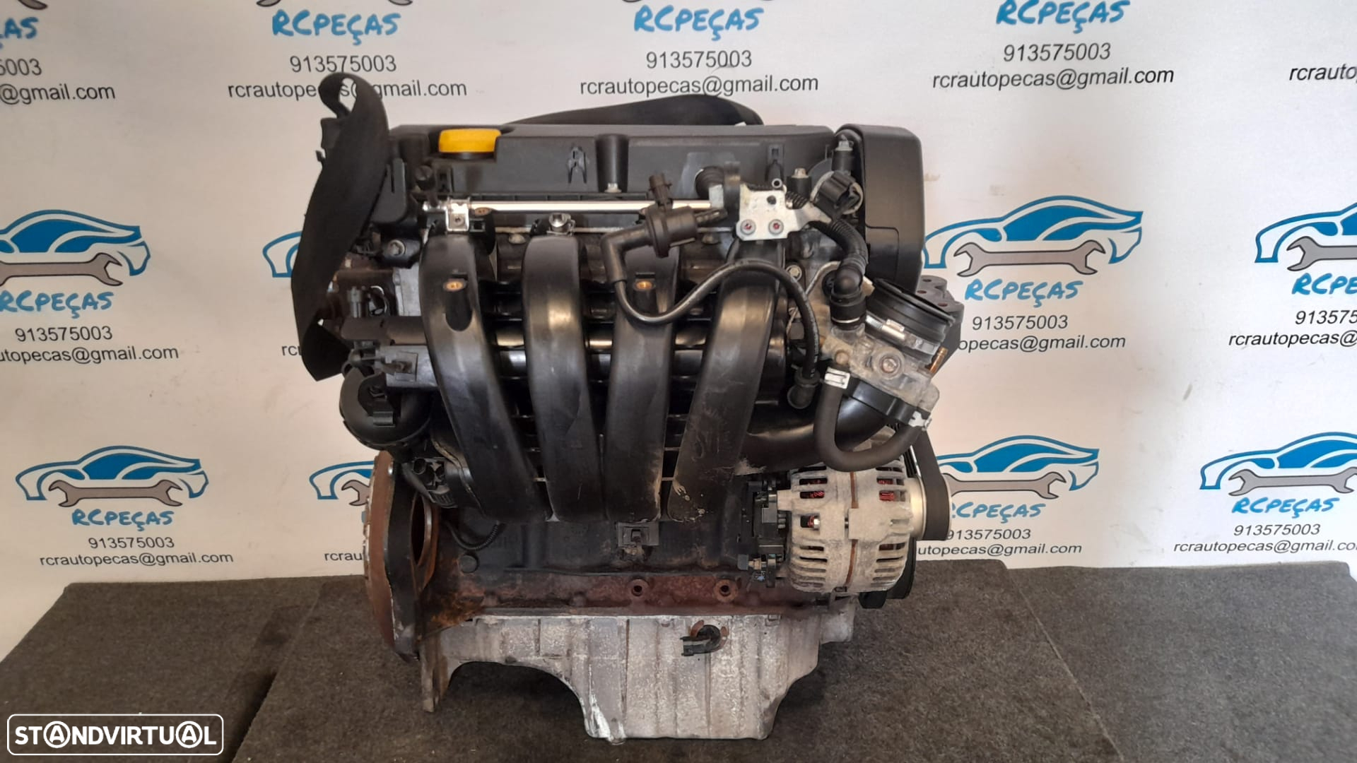 MOTOR COMPLETO OPEL ZAFIRA B 1.8i 16V 140CV Z18XER ASTRA H TIGRA B TWINTOP VECTRA C MOTOR ARRANQUE ALTERNADOR COMPRESSOR AR CONDICIONADO BOMBA DIRECAO DIREÇÃO TURBO INJETOR INJETORES - 5