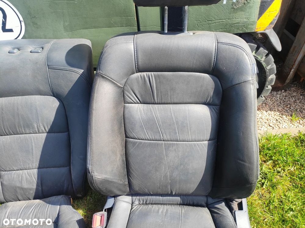 Honda Accord VI Coupe 98-02 Fotele fotel skórzane czarne komplet - 11