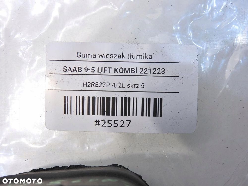 GUMA WIESZAK TŁUMIKA SAAB 9-5 90466668 - 5
