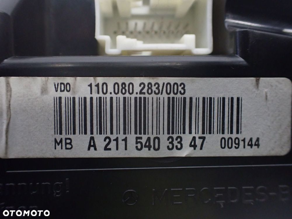 LICZNIK MERCEDES-BENZ W211 E220 2.2 A2115403347 - 8