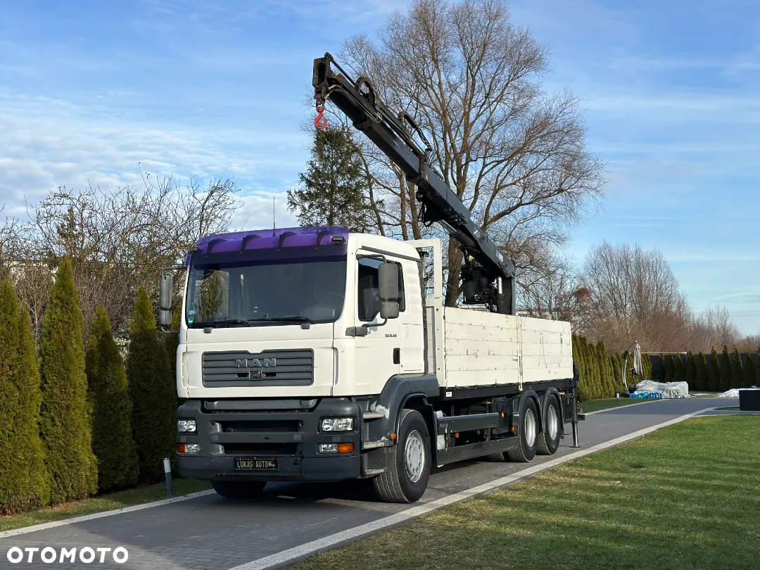 MAN TGA 24.410 6x4 HIAB MANUAL - 2