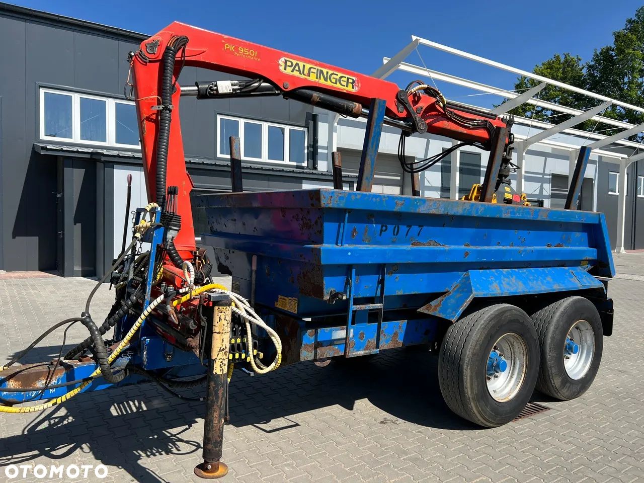 Inny NC Engineering z żurawiem Palfinger PK950L i chwytakiem Uniforest 1800 - 1