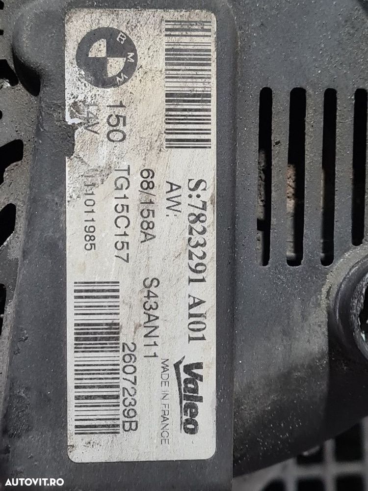 Alternator Mini Countryman 1.6 D 2010 - 2016 112CP 1598CC N47N Euro5 (1093) Diesel ... - 4