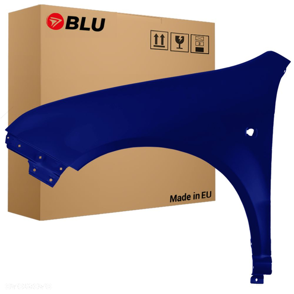BLU Błotnik SKODA FABIA I 1 6Y 9460 lewy niebieski 99-07 przód ocynk TiefseeBlau