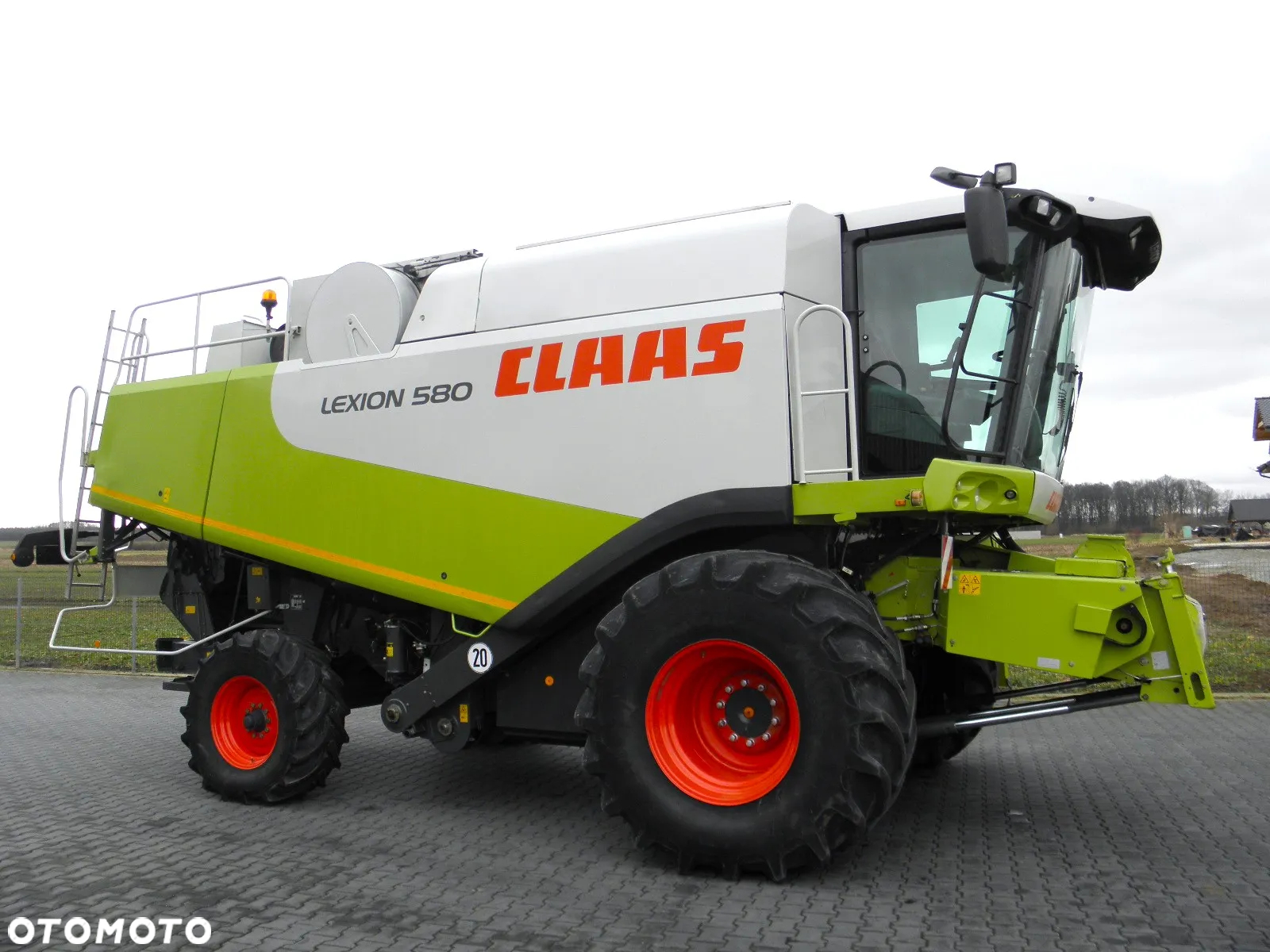Claas Lexion 580 heder V900, Najbogatsza Wersja, Nie Malowany, Stan Bardzo Dobry - 6