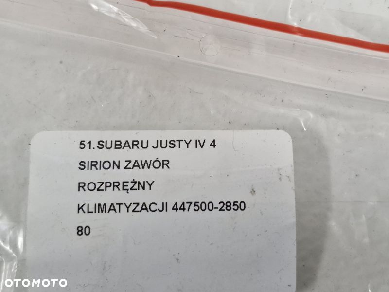 SUBARU JUSTY IV 4 SIRION ZAWÓR ROZPRĘŻNY KLIMATYZACJI 447500-2850 - 7
