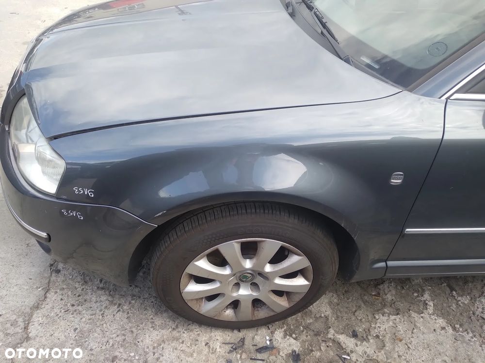 Skoda Superb I 3U0 Drzwi Błotni Przód Przedni Lewy Kolor 9153