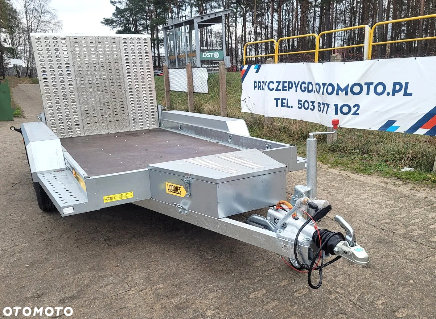 Lorries Przyczepa koparkowa LORRIES TPM 27-3115 dmc 2700kg pod koparkę MOCNA - 2