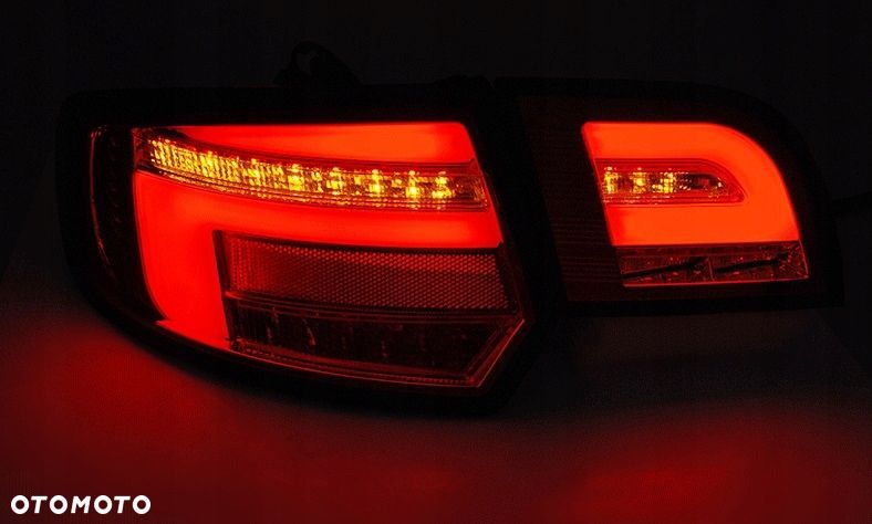 lampy tylne kpl full led bar neon tuning blac audi a3 8p sportback 5d 04-08 - 5
