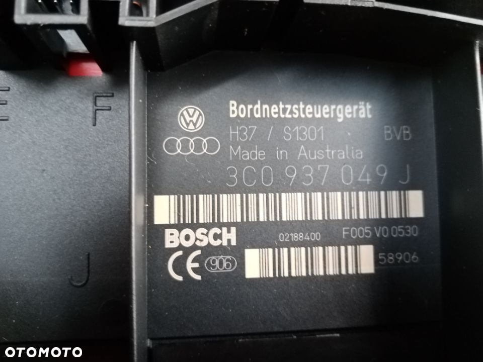 Moduł sterownik komfortu Bordnetz VW Passat B6 3C0937049J - 4
