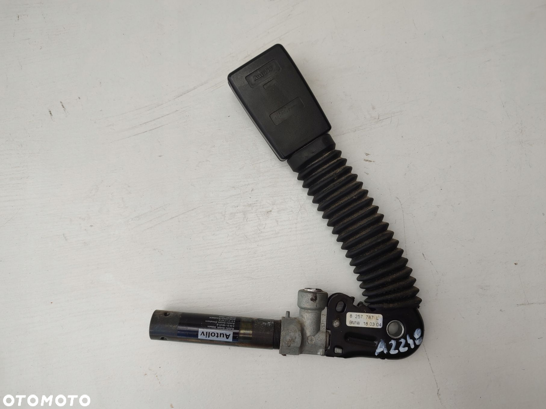 Napinacz pasa lewy przód kierowcy BMW 3 E46 LIFT 8257787 EUROPA - 2
